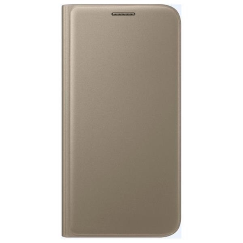 SAMSUNG Custodia cover Samsung Flip Wallet per Galaxy S7 gold